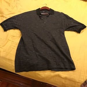 Burberry black polo large men